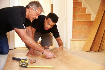 Artist Flooring crew on a Tampa Bay job site
