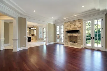 Wide-plank hardwood flooring across an open Tampa Bay home, serving Holiday, FL